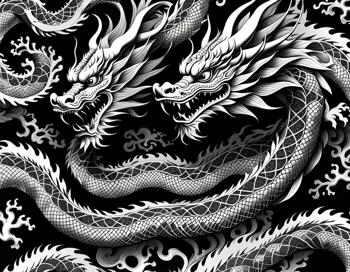 Chinese dragon - AI Generated Artwork - NightCafe Creator