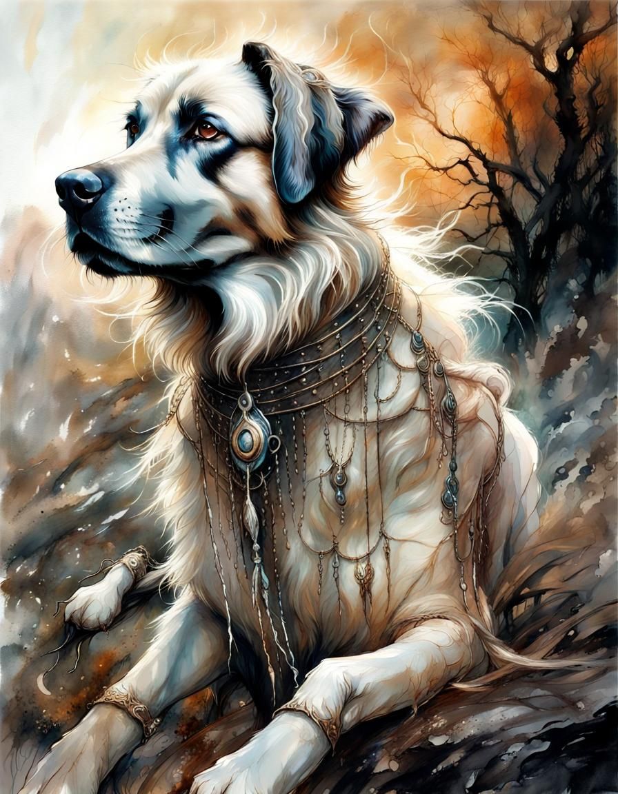 Anatolian Shepherd Dog - AI Generated Artwork - NightCafe Creator