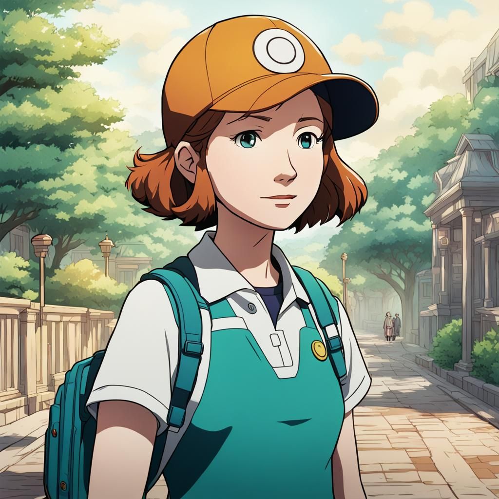 Ellie Kemper as Delia Ketchum - AI Generated Artwork - NightCafe Creator