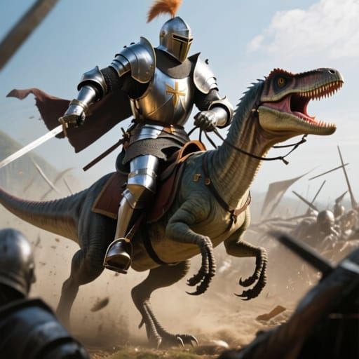 Raptor Knight  by @Syrinx