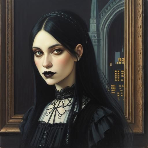 gothic  girl  in new york
