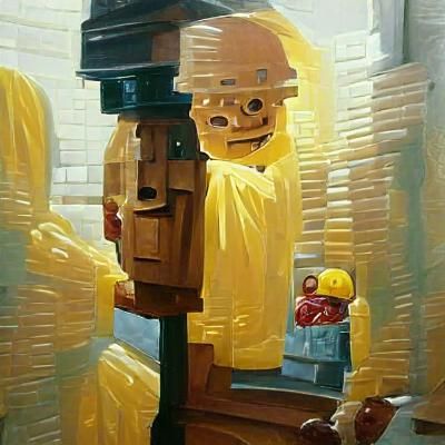 Creepy Lego man