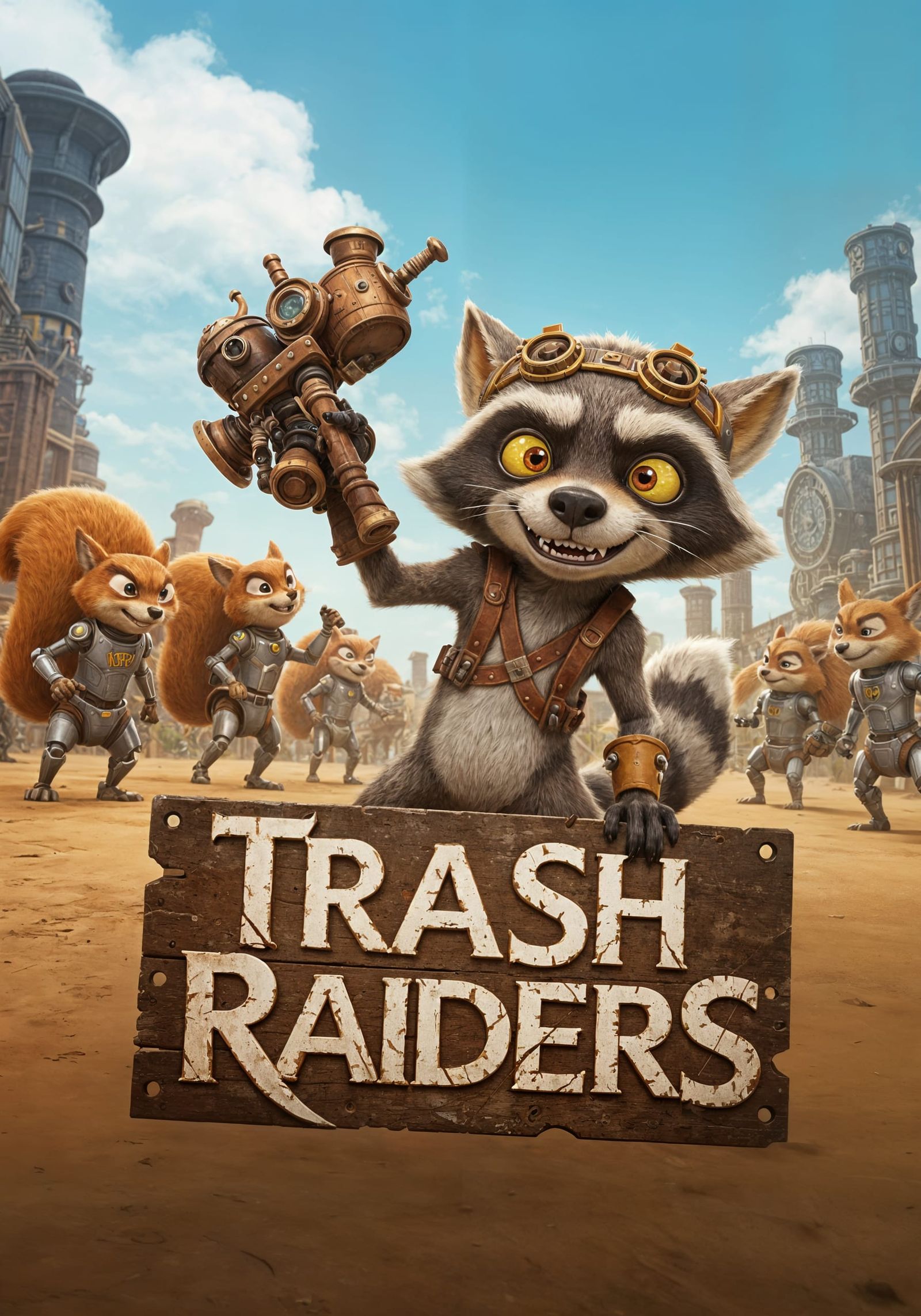 Trash Raiders  by @Narolinus