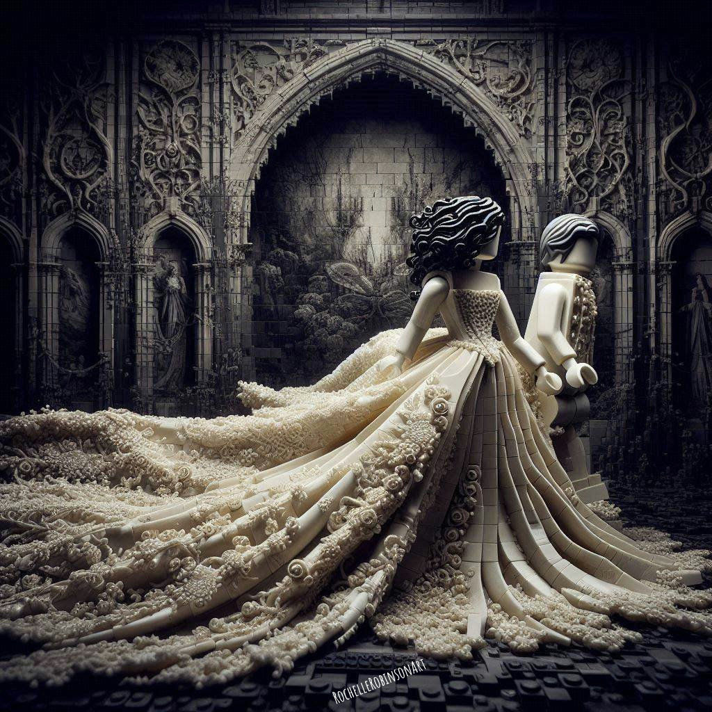The Immortal Ghost Bride and Groom - Lego Art