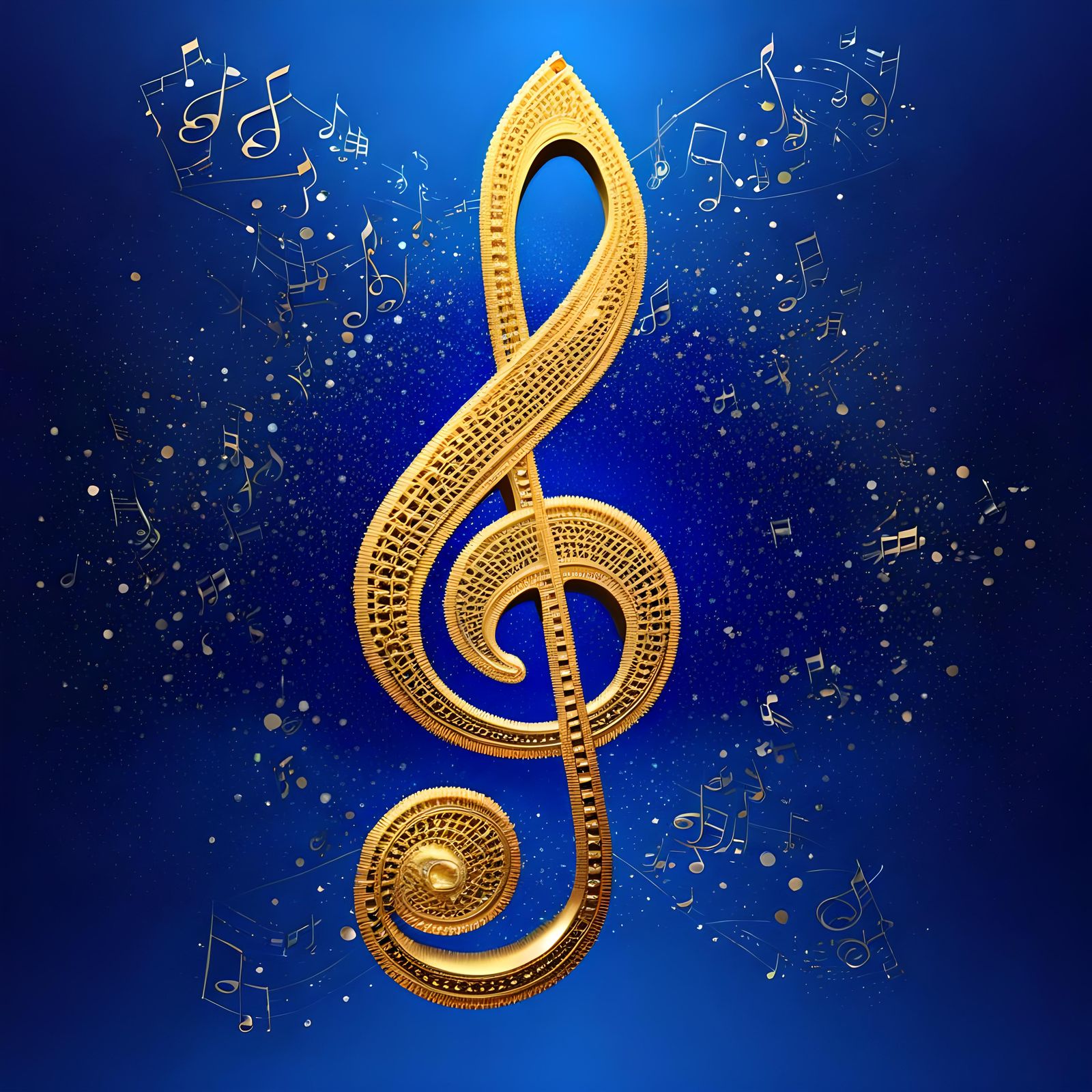 The treble or G clef - AI Generated Artwork - NightCafe Creator