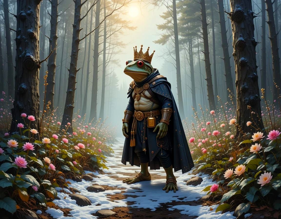 Prince Charming turned into a frog!