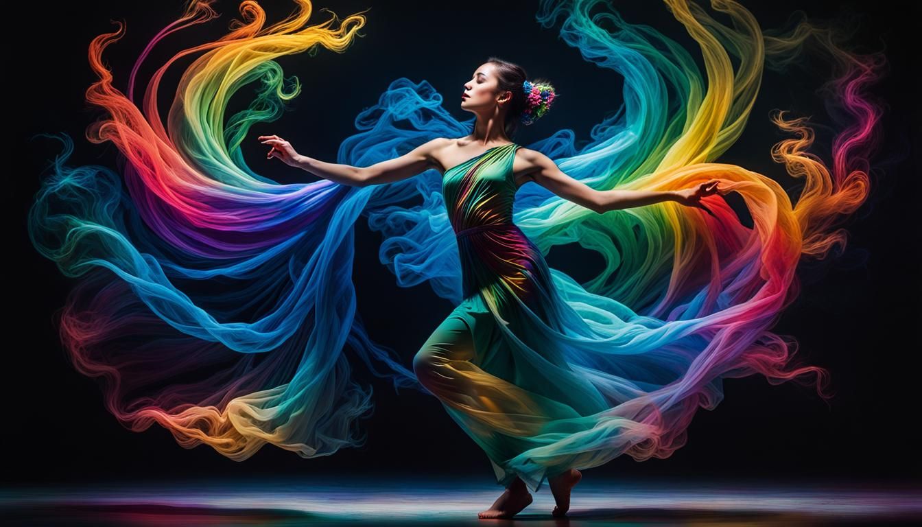 Rainbow Dancer  by @Mudslide55