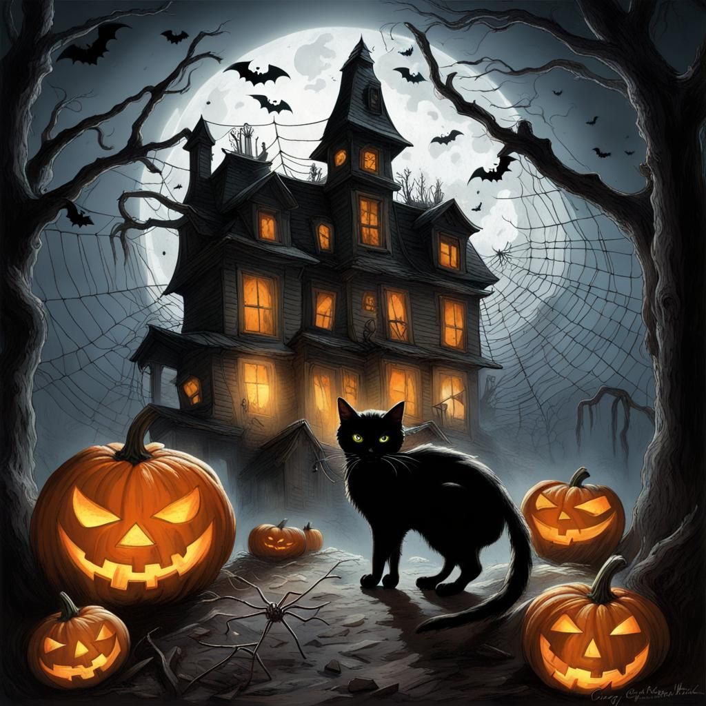 Halloween - AI Generated Artwork - NightCafe Creator