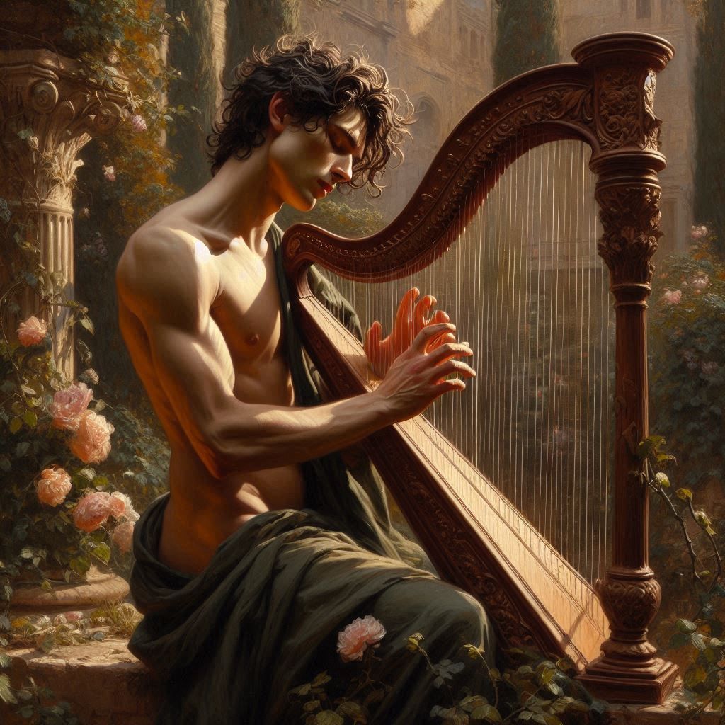 The Lonely Harpist - 007