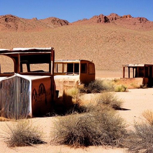 Desert ghost town
