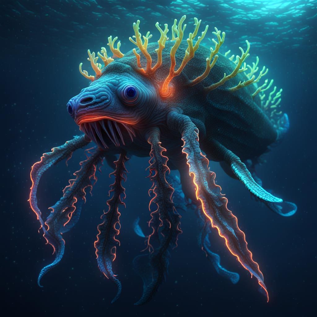 You never know what lives in the deeps