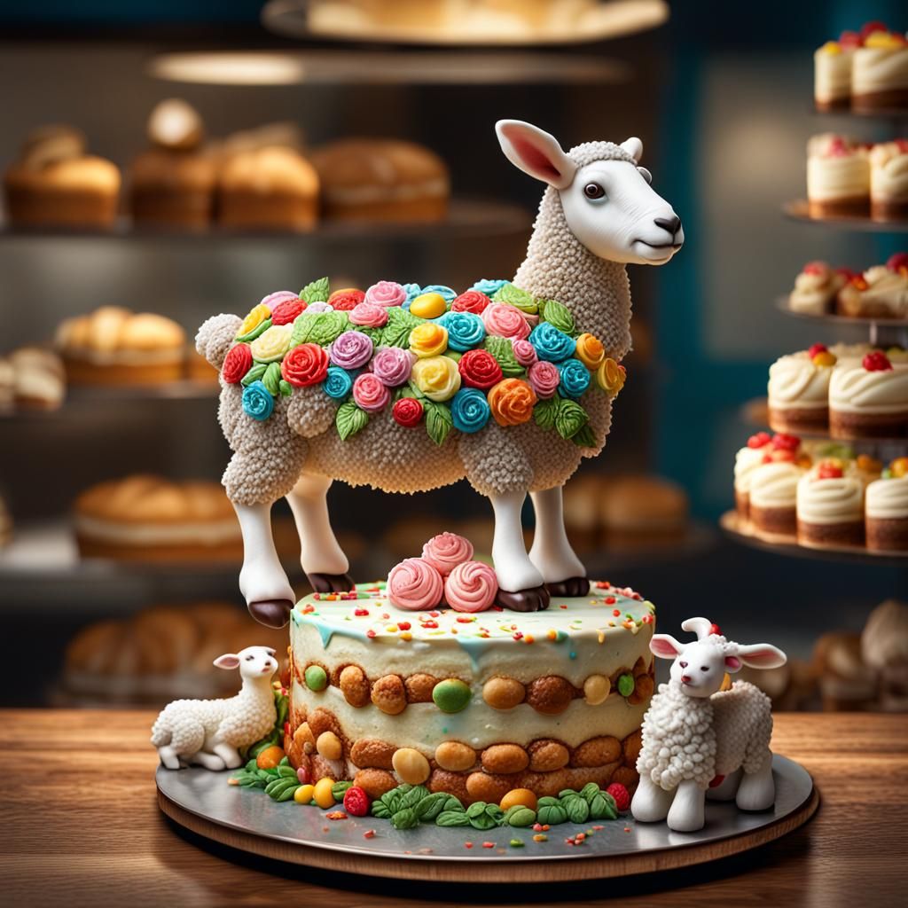 Lamb cake