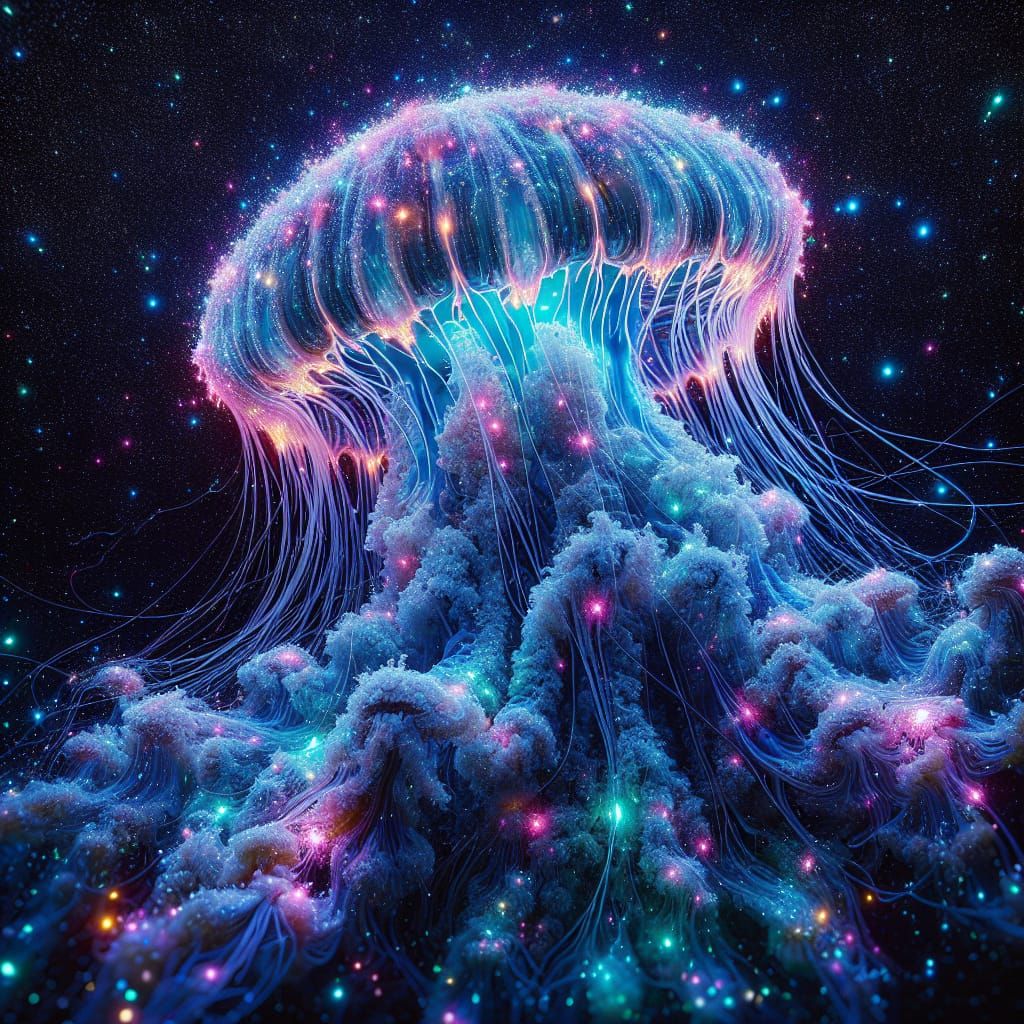 Space Jellyfish  by @Rosie