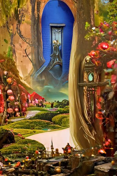 Alice through the Keyhole. Book cover.