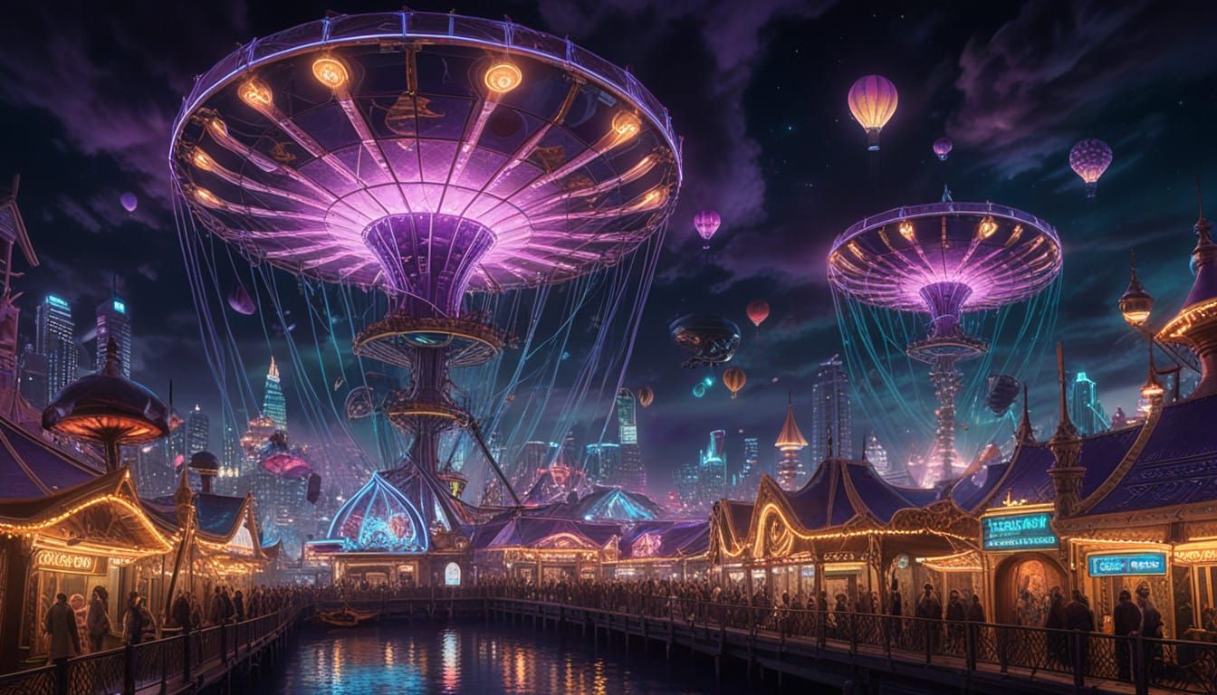 Cyberpunk Carnival   by @Hunter