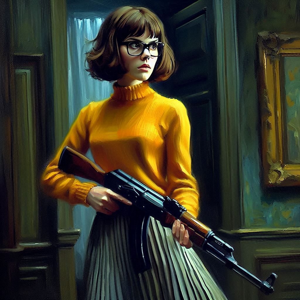 It appears Velma is out of bubblegum.