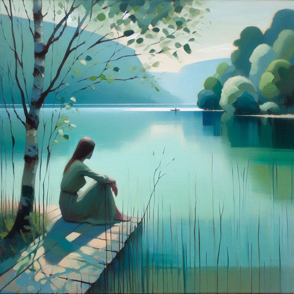Reflecting by the Lake