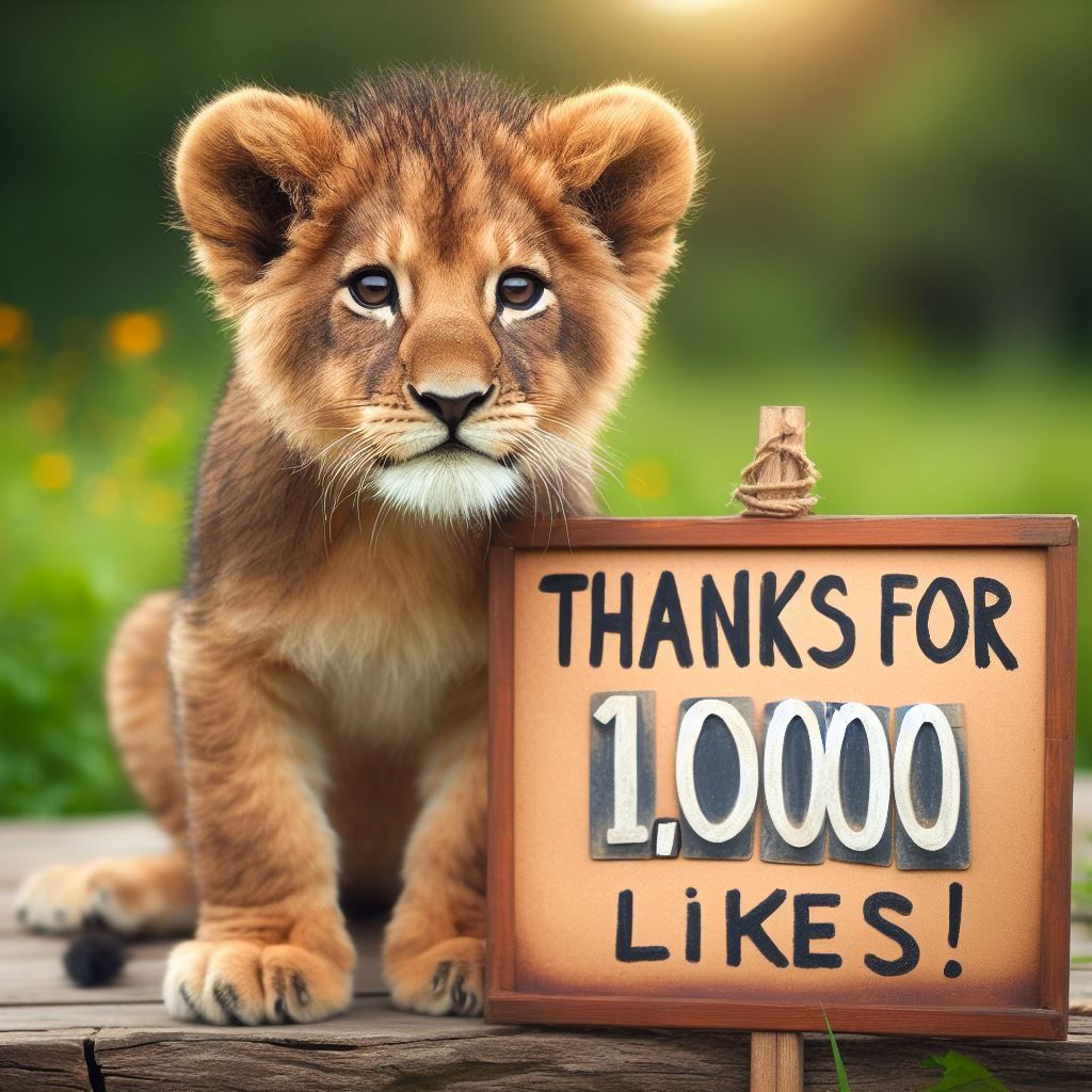 Thank you everyone for your likes and comments! Just reached 10,000 likes!