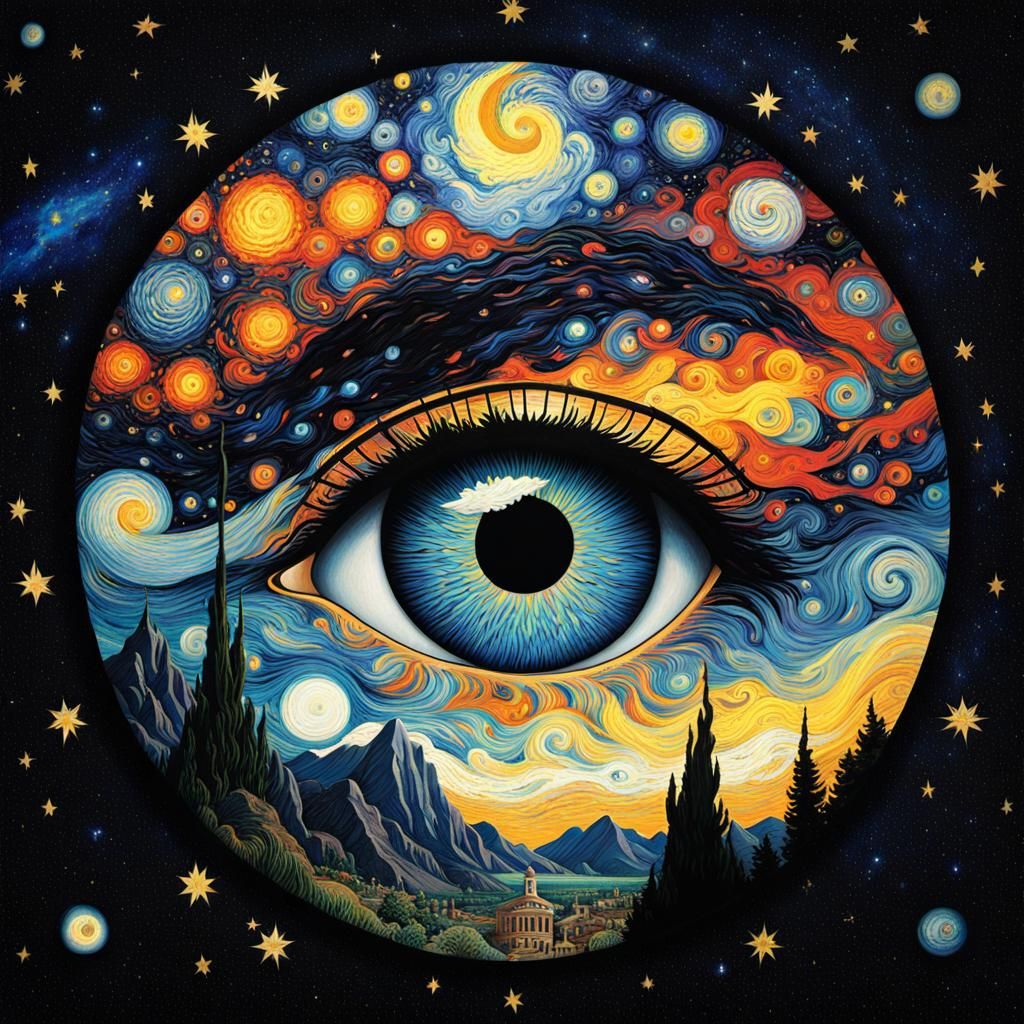 Amazing The Eye Of The Worldstarry Nights Styles Vangogh Inside The The 