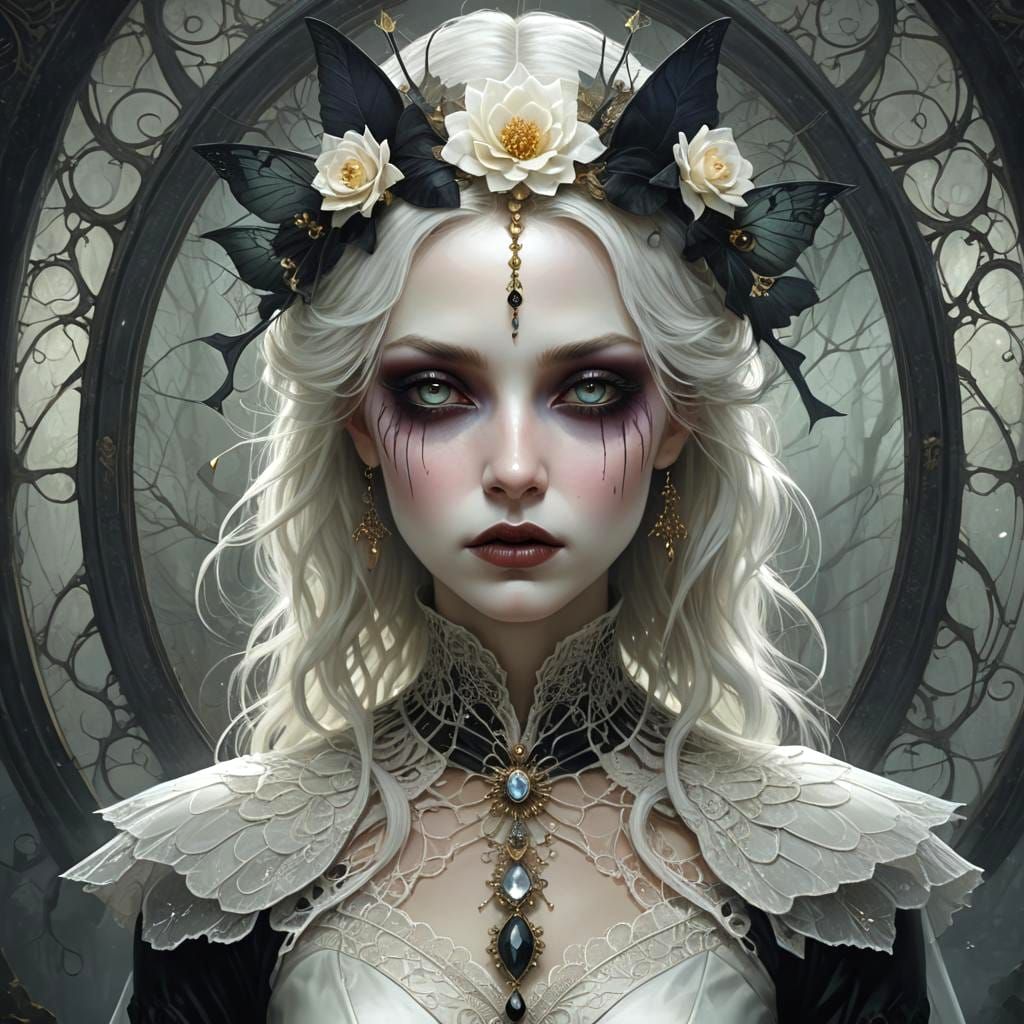 Mysterious dark fairy