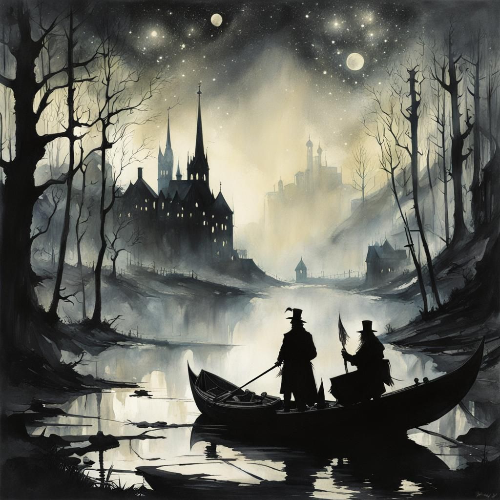 Endless Night floating into the city  by @undefined