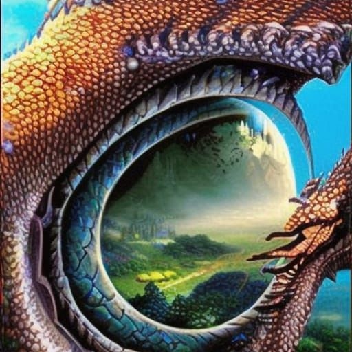 A LAND SO WONDERING TO BE ENCLOSED IN A DRAGON'S EYE