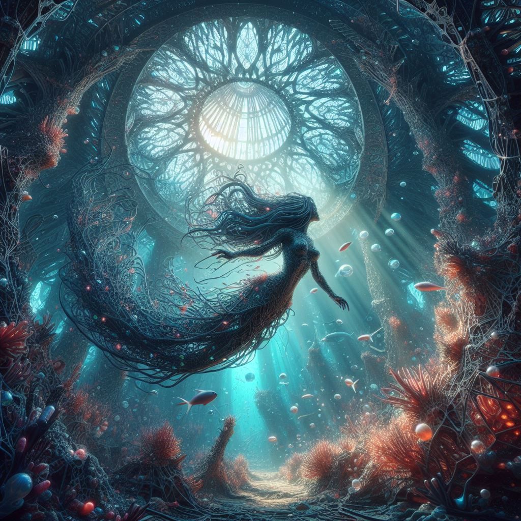 Escaping from a dark place: a mermaid's journey