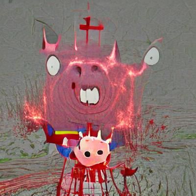 Demonic peppa pig