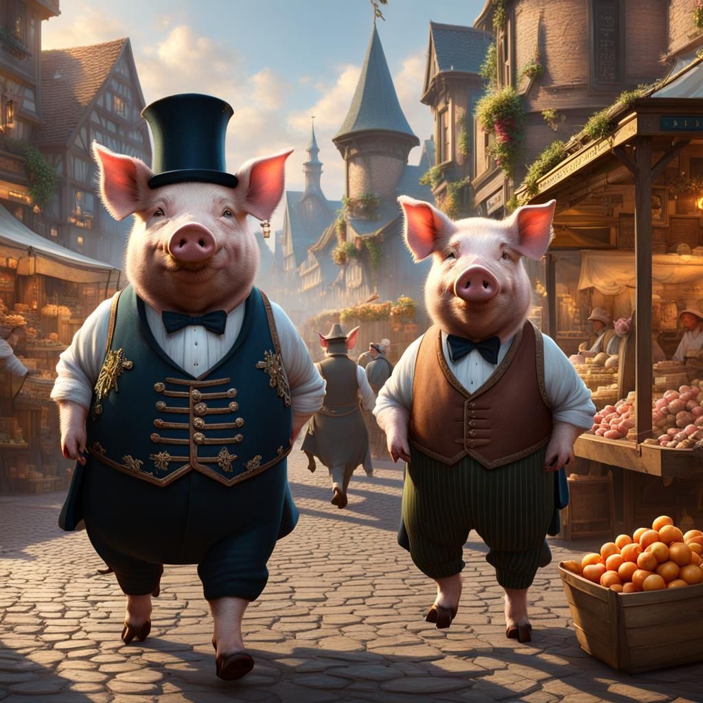 This little piggy went to the market...  by @Dalec