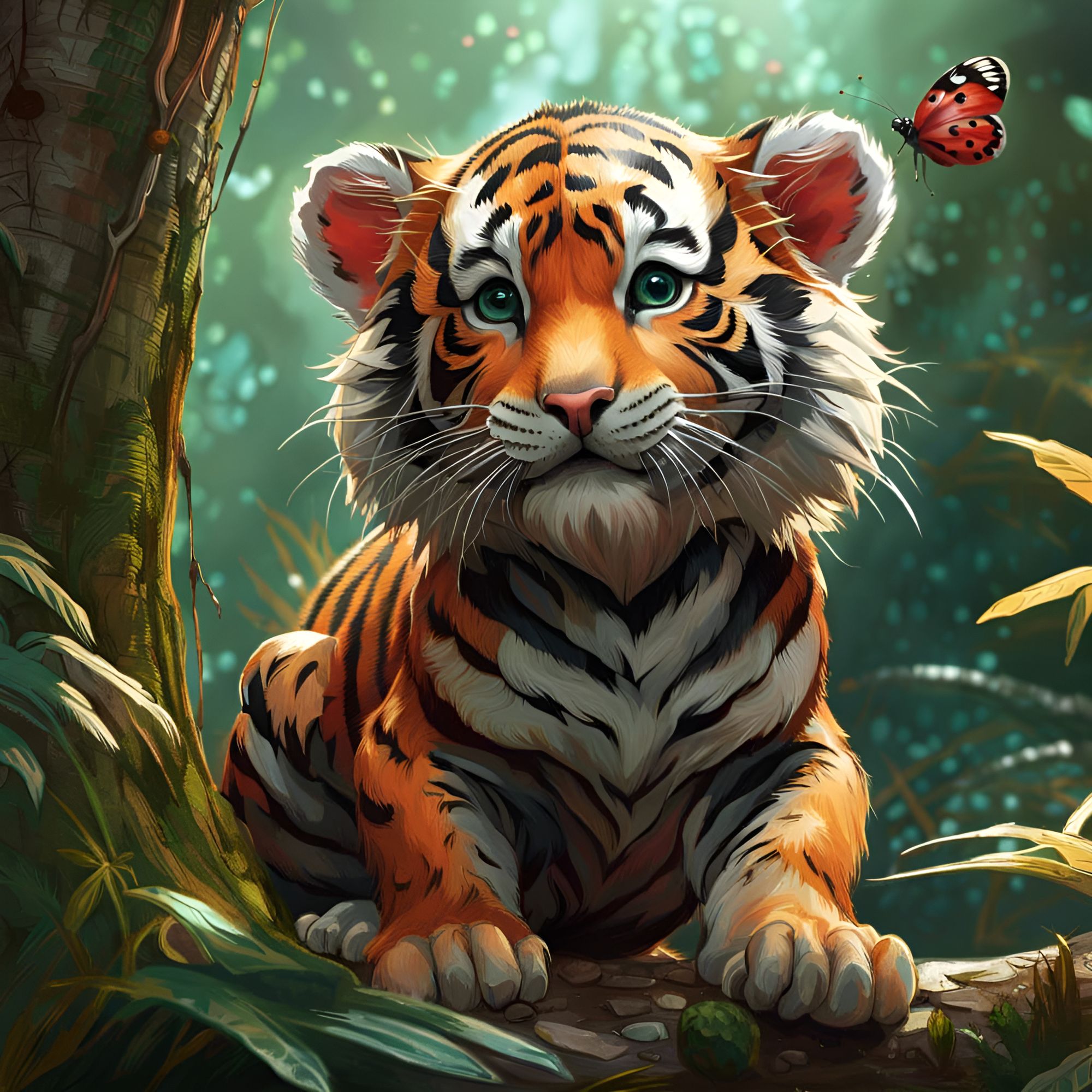 Chibi Kisa Sohma Anime Tiger Drawing, Chibi, child, tiger, chibi png |  PNGWing