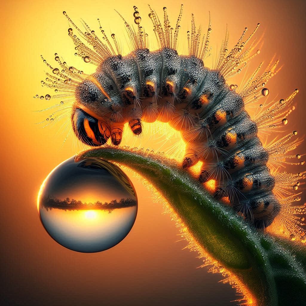 Caterpillar dew