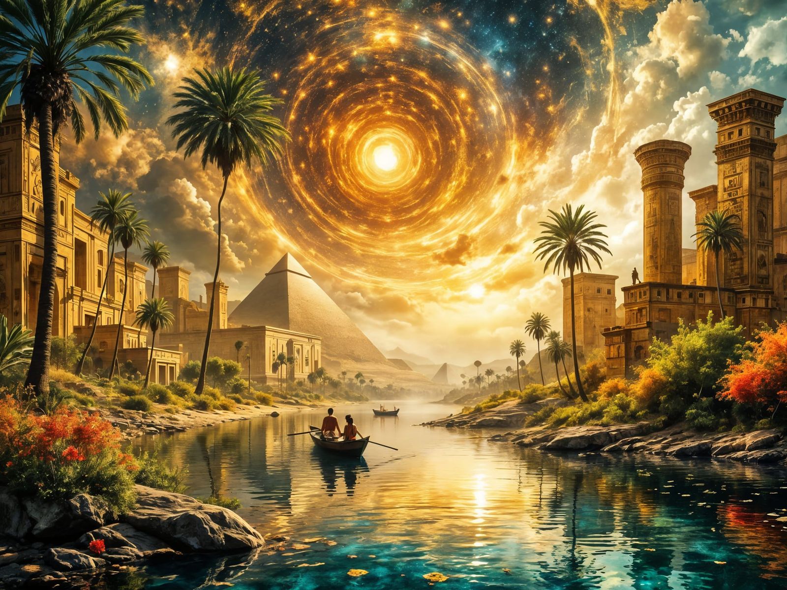 River Nile  by @AI Ky