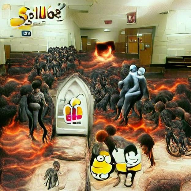 Souls going to hell