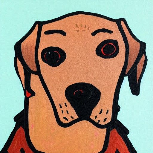 Dog By Lucy Almey Bird