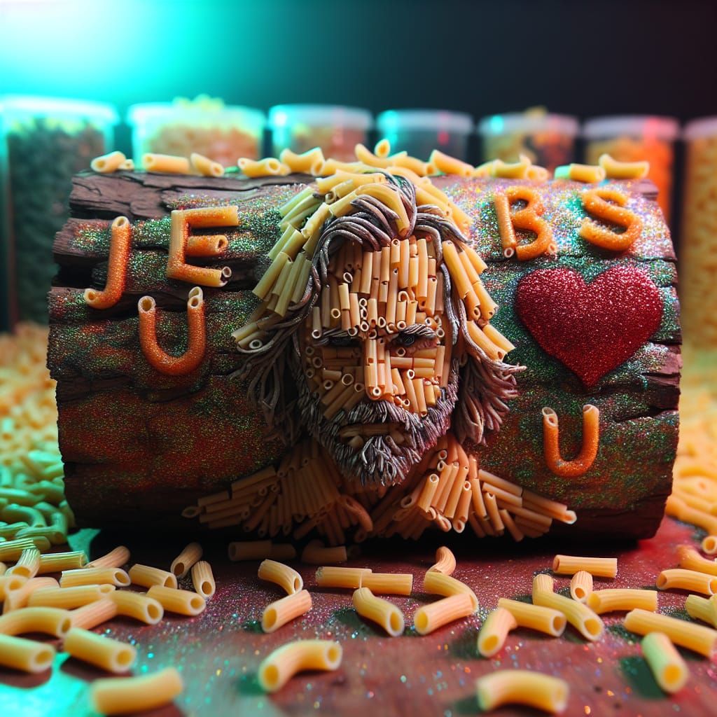 AI Bad Macaroni Art