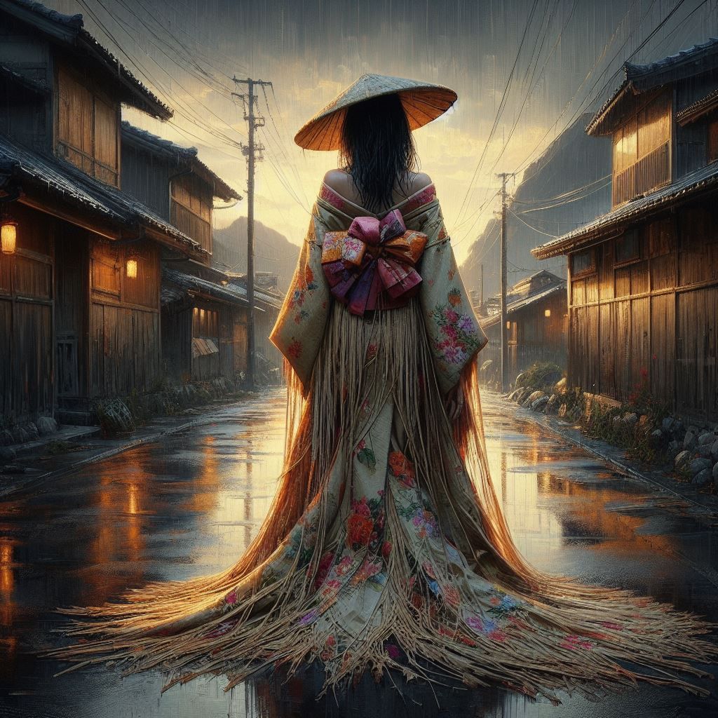 Frayed Kimono  by @WynSongByrd