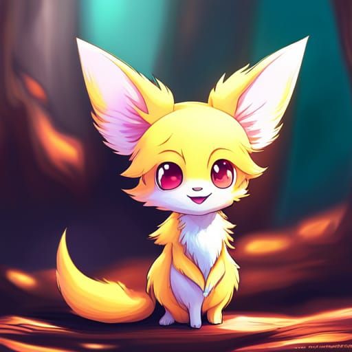 Chibi Fennekin - AI Generated Artwork - NightCafe Creator