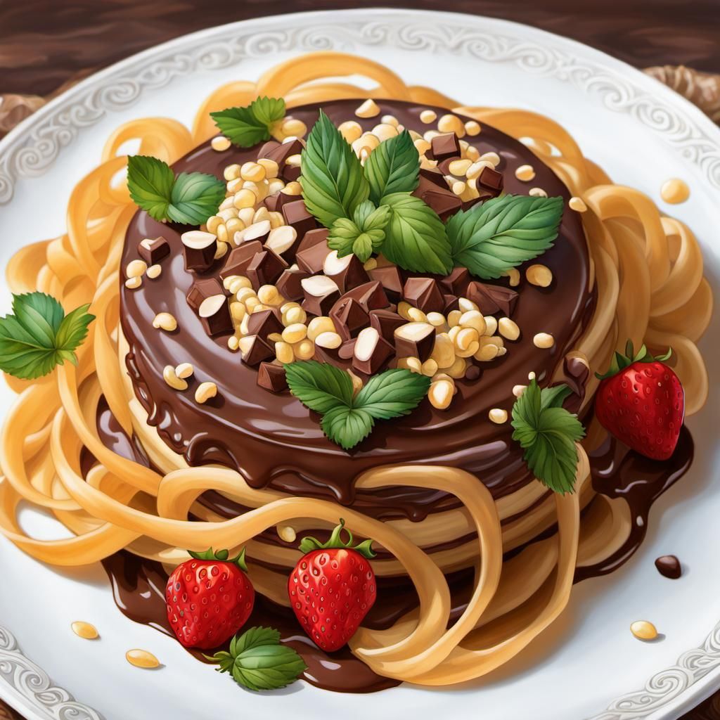 strawberries and chocolate