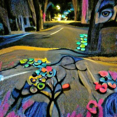 In the streets and the trees and the asphalt and stone
In th...