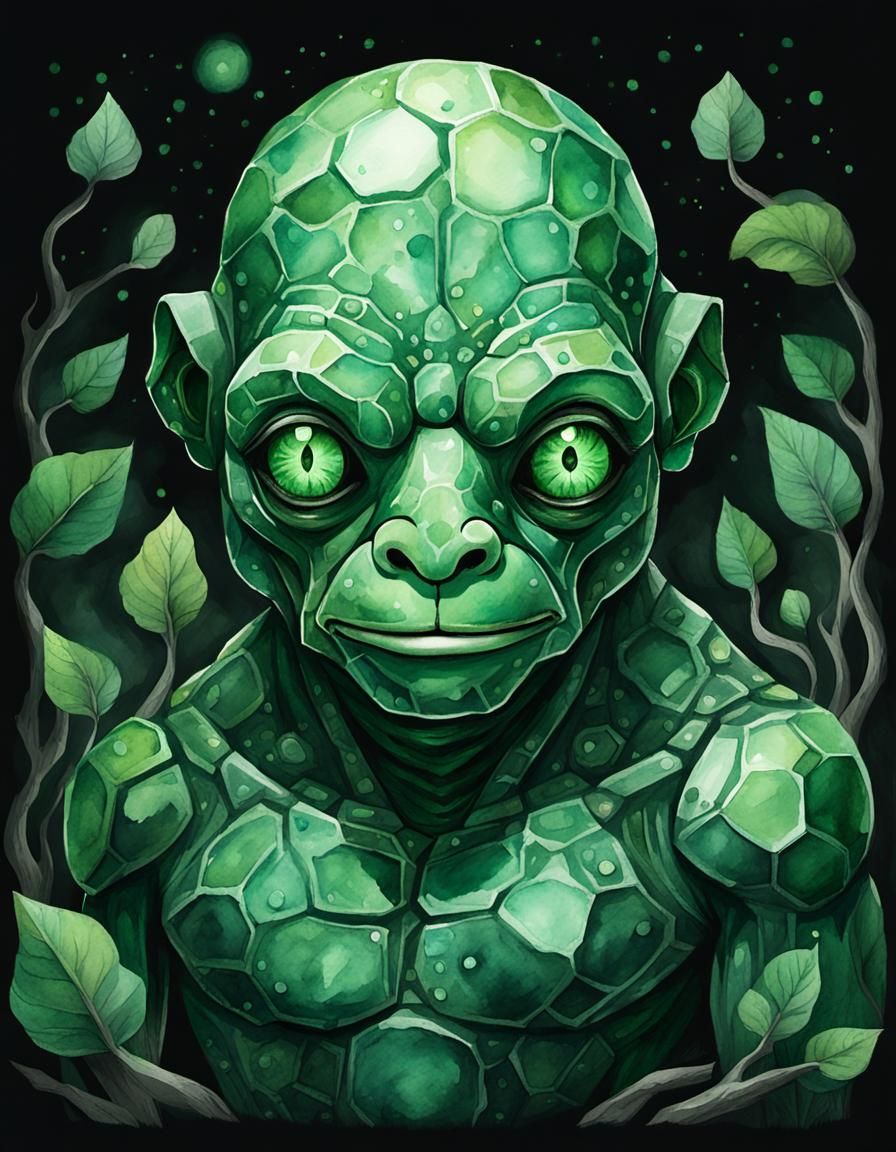 Emerald Golem