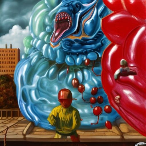 Balloon Godzilla