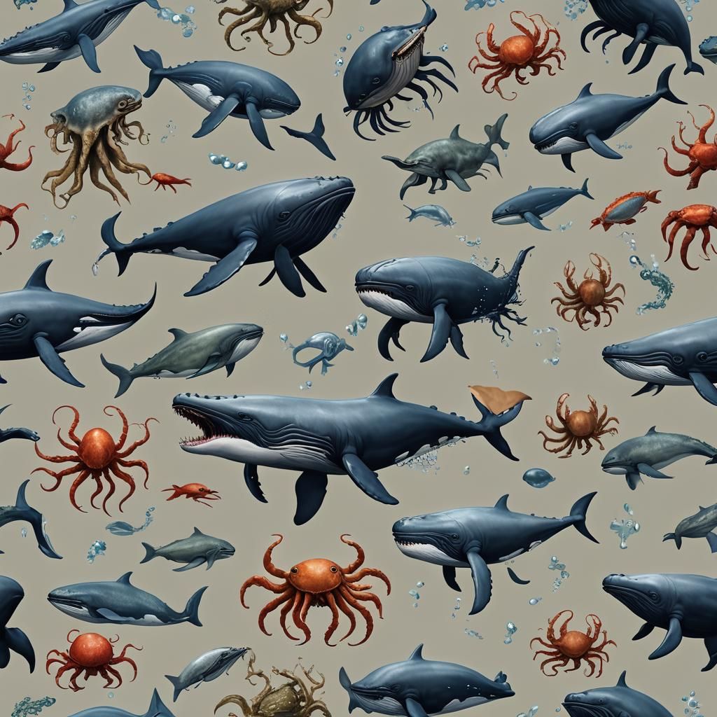 make only ONE
 animal using these following animals combined...