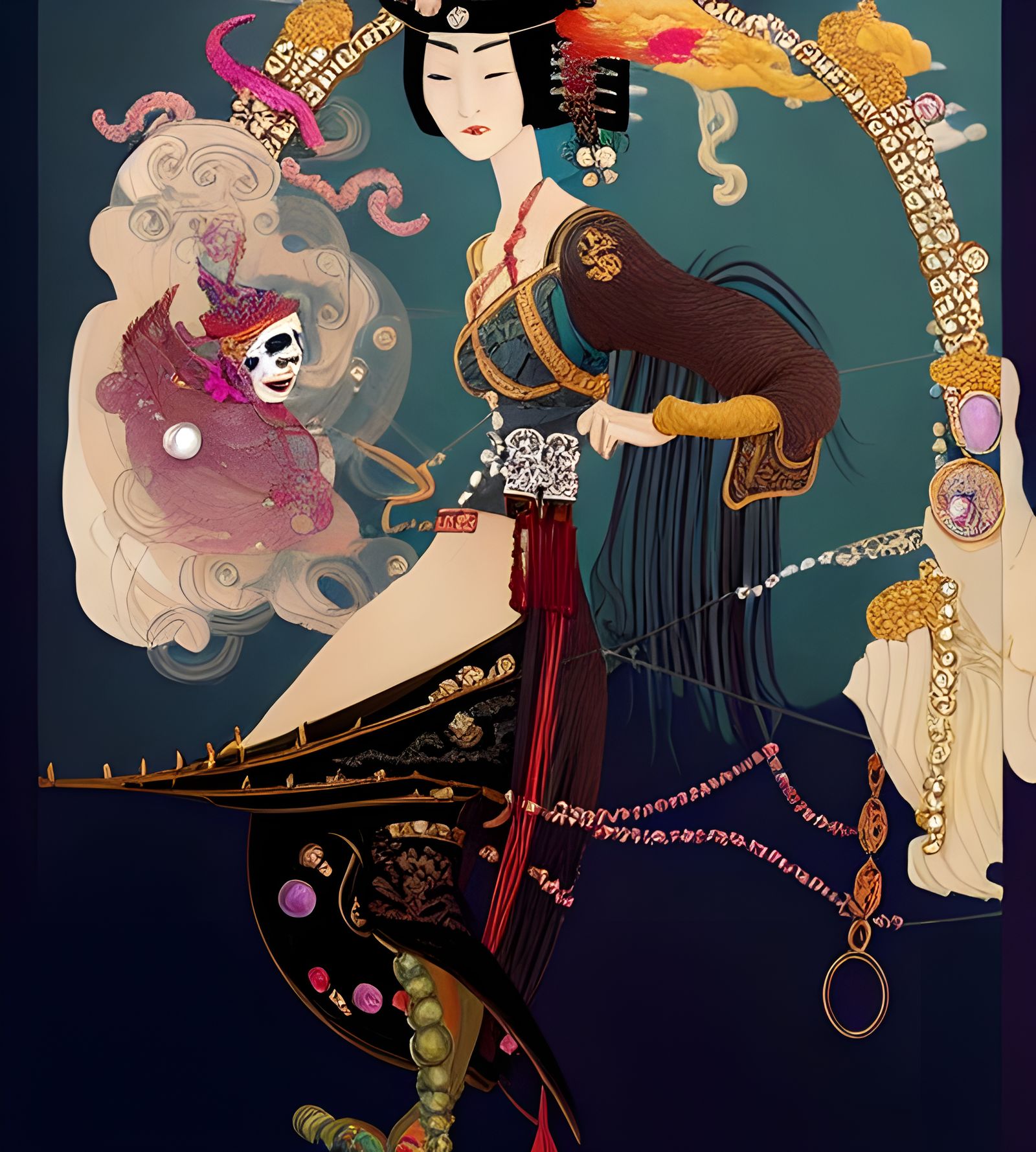 Zheng Yi Sao: the Pirate Queen - AI Generated Artwork - NightCafe Creator