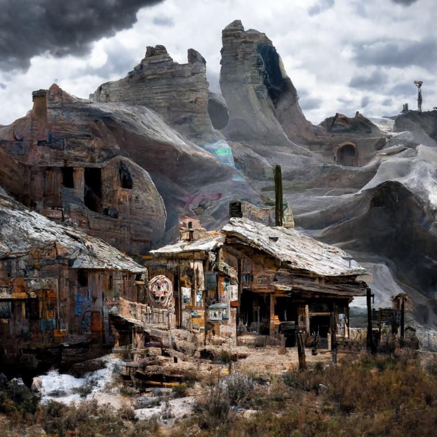 Little Western Ghost town