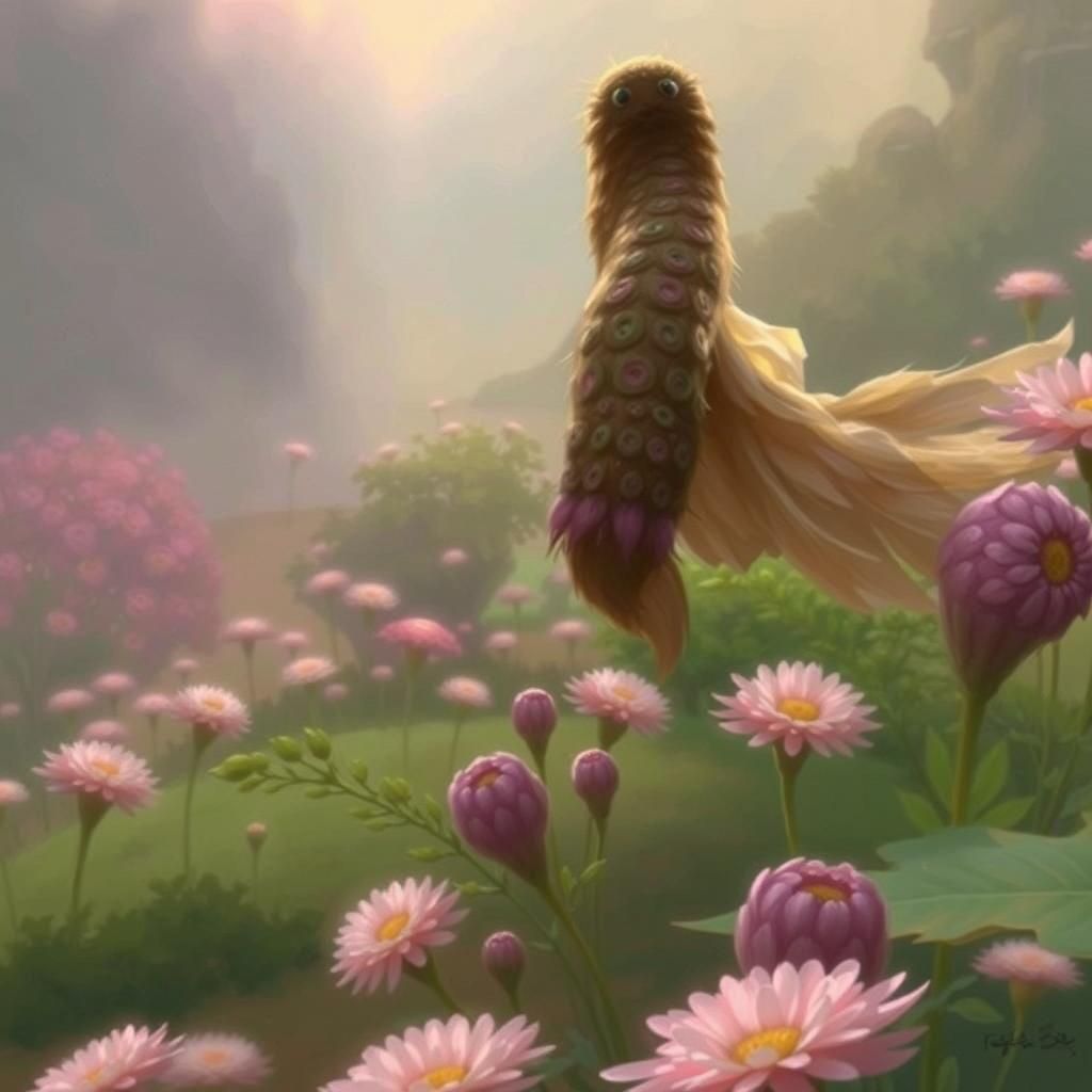 What in tarnation?! oh it is Blossom the flower being