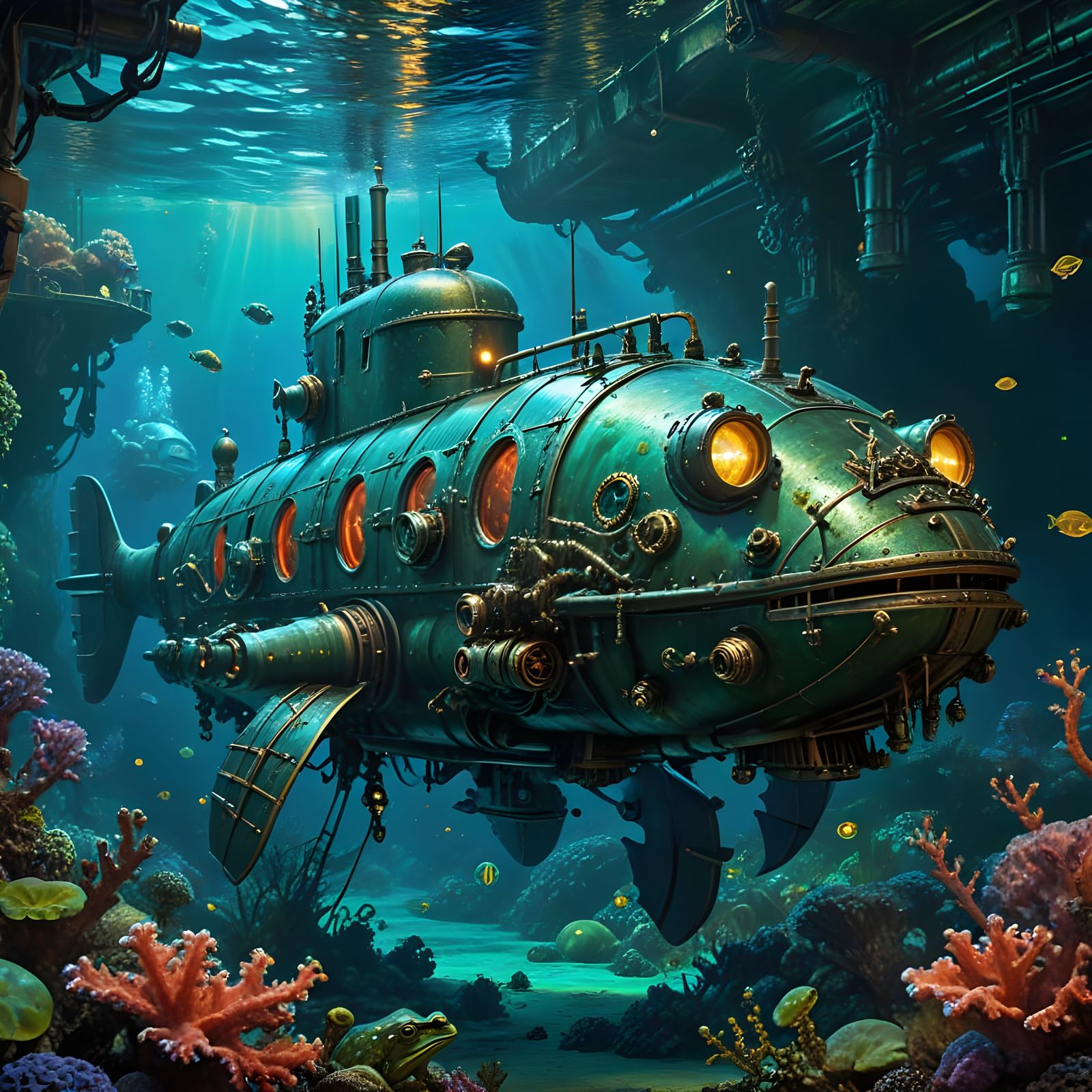 The Amphibian  by @Pulp fan