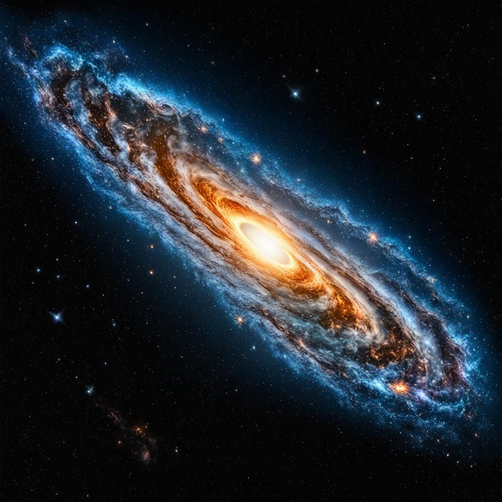 Andromeda galaxy.