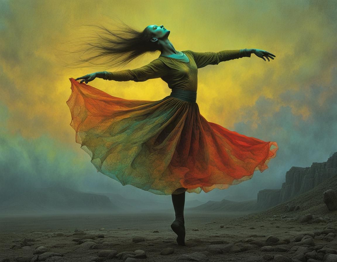 Beksiński Dancer