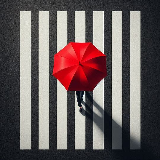 A pedestrian crossing