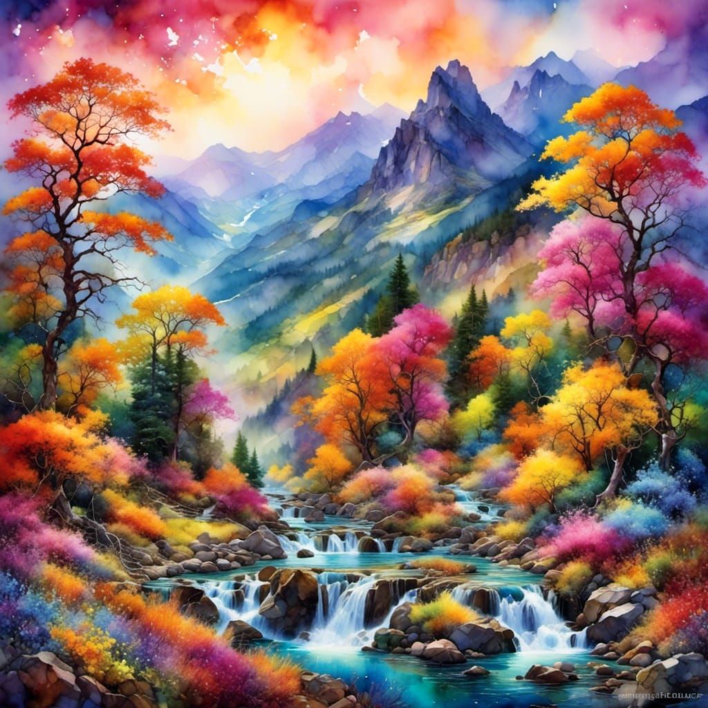 Vibrant Nature  by @Geetha